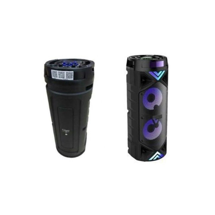 Hordozható hangszóró, Bluetooth hangfal mikrofonnal és távirányítóval, 30W_1