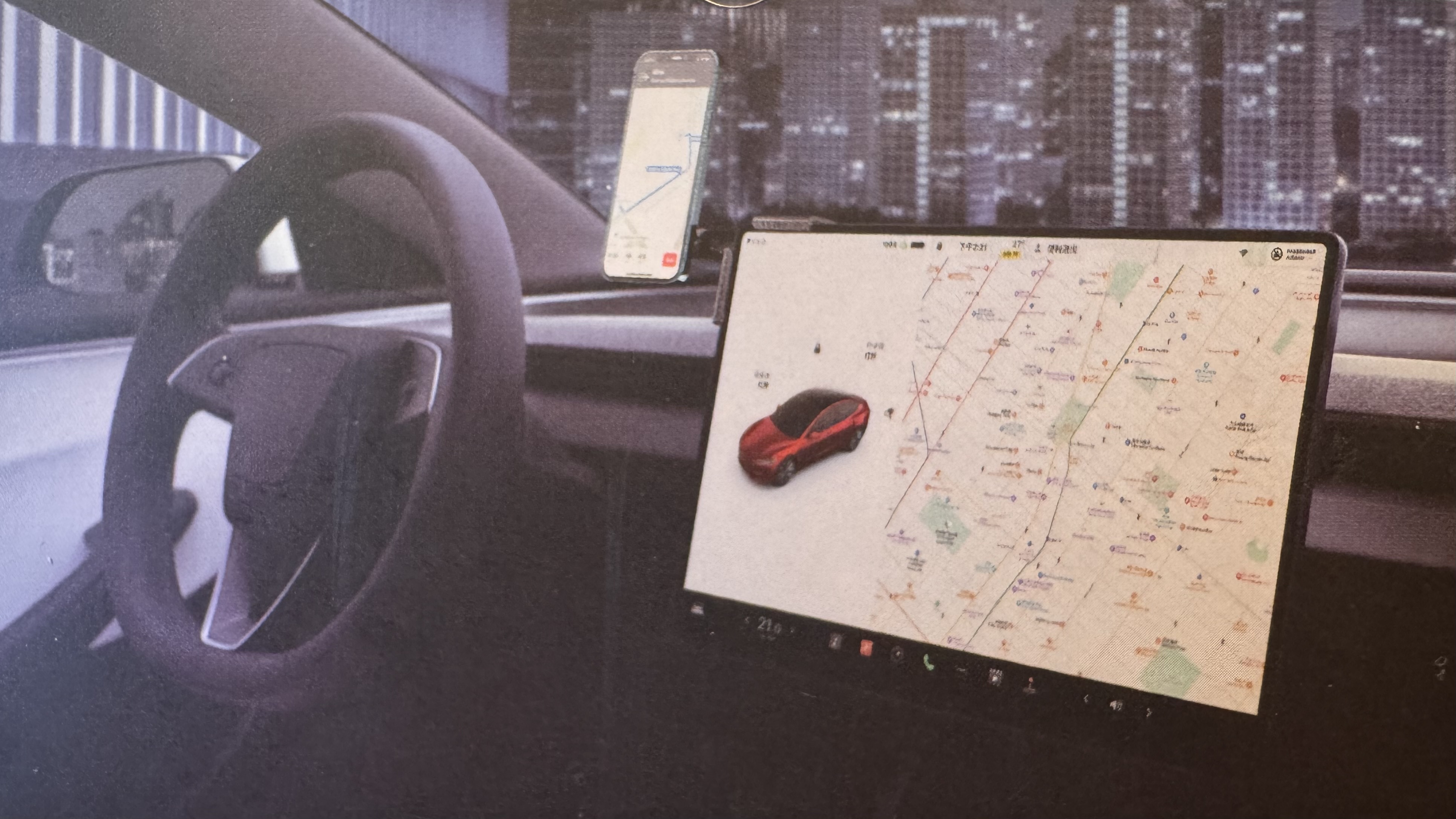 Monitorra Rögzíthető Mágneses Telefontartó Fekete_1