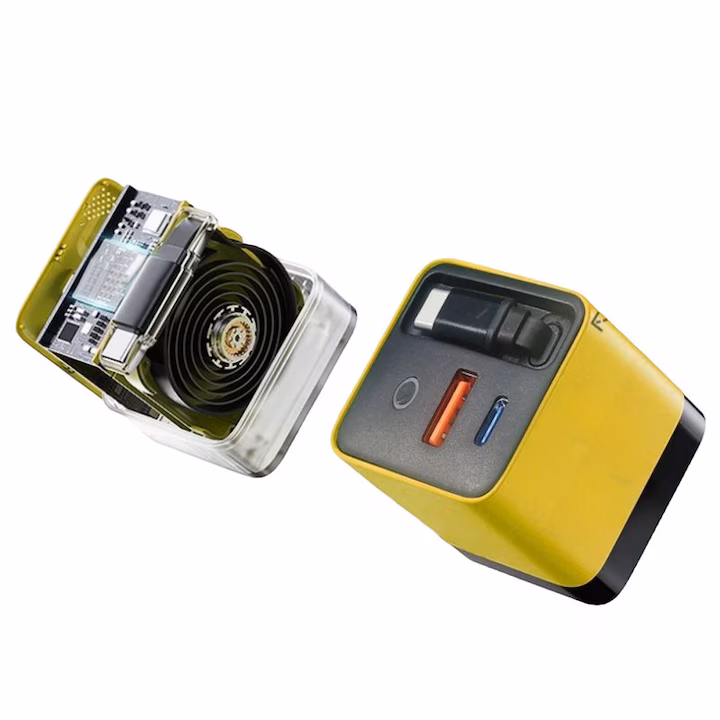 3 az 1-ben 80w töltő beépített 80cm es C kábellel fehér_1